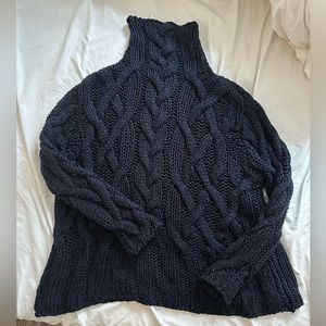 Navy Zara Sweater